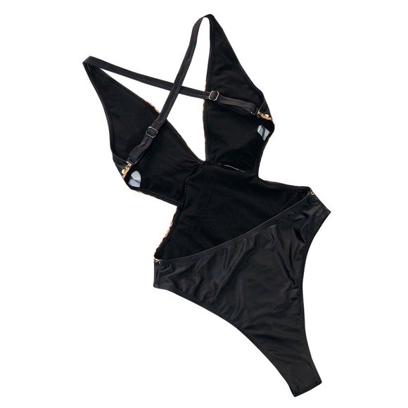 New Gorgeous Padded Monokini. Swimsuit - Picture 3 of 11